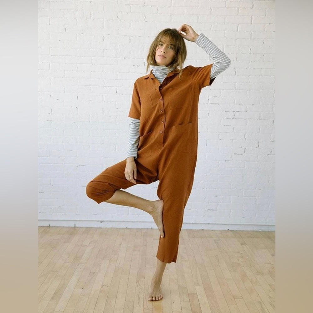 NEW! Tradlands Finn Jumpsuit Clay Size Medium